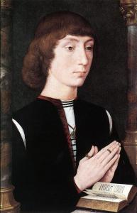 MEMLING, Hans Young Man at Prayer c. 1475.jpg