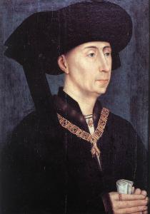 WEYDEN, Rogier van der Portrait of Philip the Good after 1450.jpg