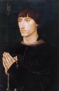 WEYDEN, Rogier van der Portrait Diptych of Philippe de Croy (right wing) c. 1460.jpg