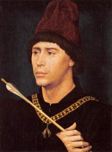 WEYDEN, Rogier van der Portrait of Antony of Burgundy c. 1461.jpg