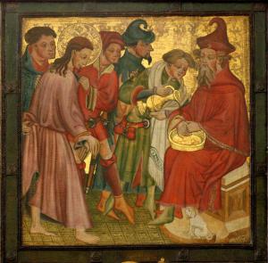 Altartafel in der Paulikirche,Conrad von Soest,Германия. 1430 г.jpg