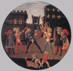SCHEGGIA_Game of Civettino (a Birth Salver)_c. 1450.jpg